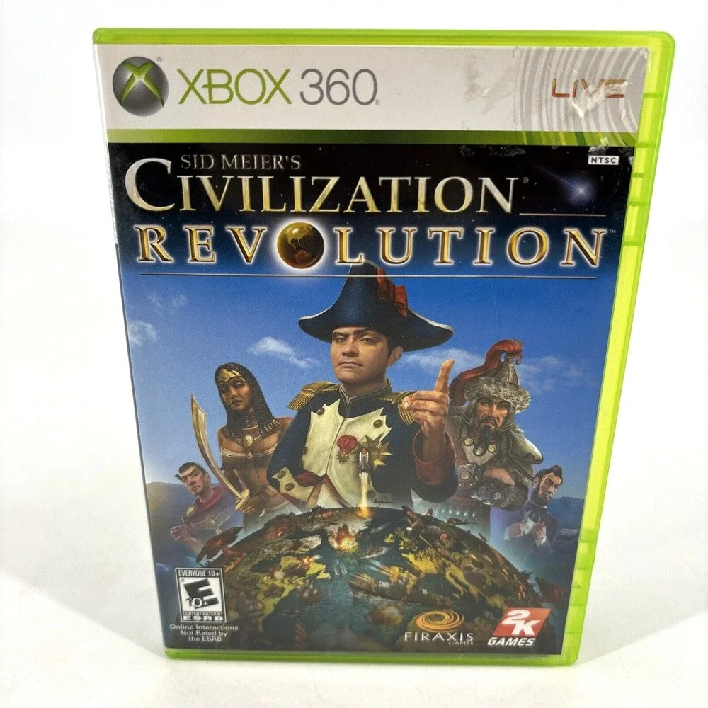 Sid Meier's Civilization Revolution (Microsoft Xbox 360, 2008) Complete‎ Tested